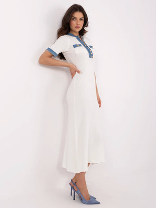 Sukienka-NM-SK-K435.77-ecru