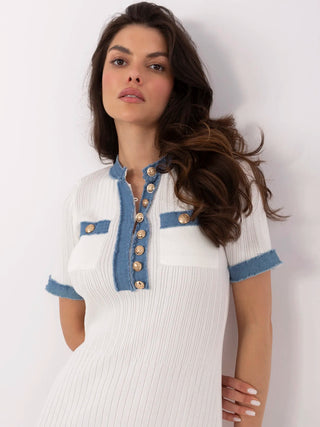 Sukienka-NM-SK-K435.77-ecru