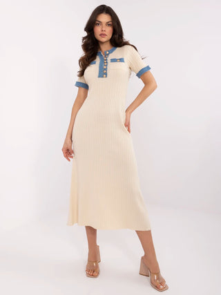 Sukienka-NM-SK-K435.77-beżowy