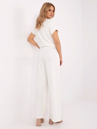 Spodnie dresowe-RV-DR-A613.69-ecru