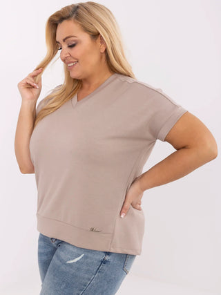 Bluzka-RV-BZ-A614.81-ciemny bezowy