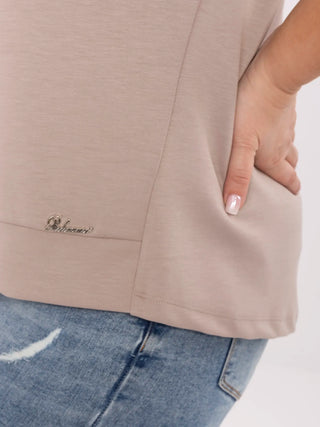 Bluzka-RV-BZ-A614.81-ciemny bezowy