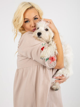 Sukienka-RV-SK-8528.55P-beżowy