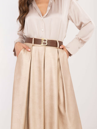 Spódnica-DHJ-SD-18760.06P-beżowy