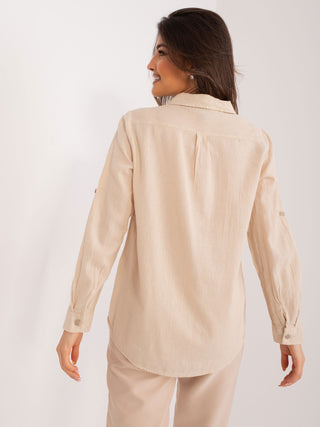 Koszula-BP-KS-1137.17-beżowy