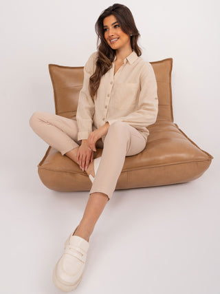 Koszula-BP-KS-1137.17-beżowy