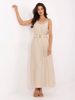 Sukienka-MI-SK-A6401.00-beżowy