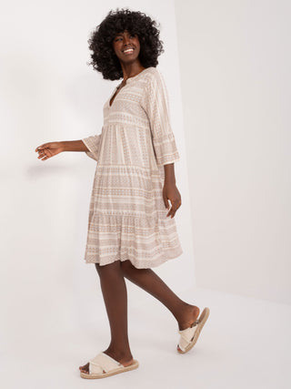 Sukienka-D73771M30214L-beżowy