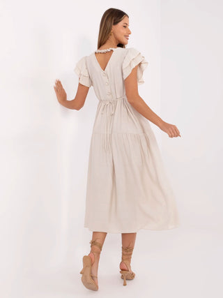 Sukienka-MI-SK-A2489.21-beżowy