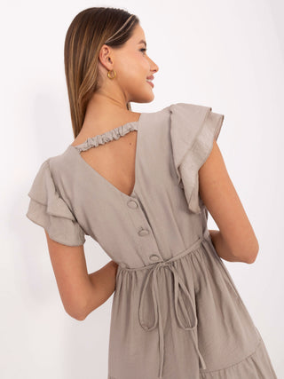 Sukienka-MI-SK-A2489.21-beżowy