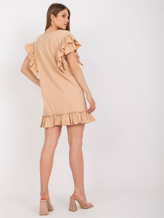 Sukienka-FA-SK-7017.72P-beżowy