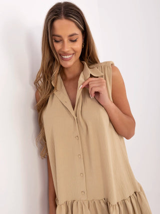 Sukienka-341-SK-5183.08-beżowy