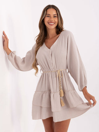 Sukienka-MI-SK-A5079.27-beżowy