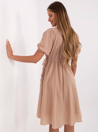 Sukienka-217-SK-25663.02-beżowy