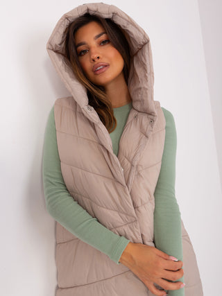 Kamizelka-D50045X80115A4-beżowy