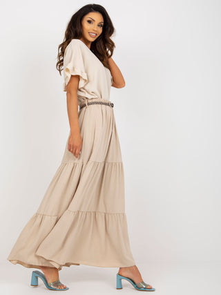 Spódnica-DHJ-SD-8367.09-beżowy