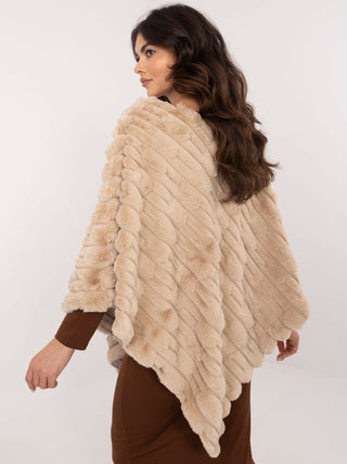 Poncho-AT-PN-2347.88-beżowy