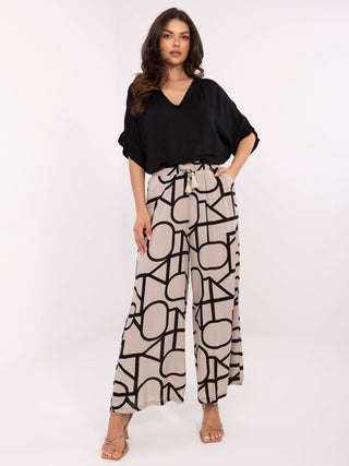 Spodnie-D73771M62237G-beżowy