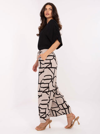 Spodnie-D73771M62237G-beżowy