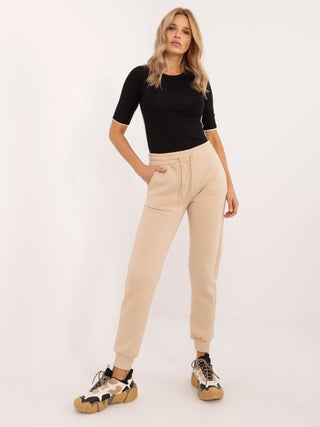 Spodnie dresowe-EM-DR-661.00-beżowy