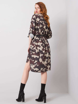 Sukienka-DHJ-SK-5766G.30-beżowy