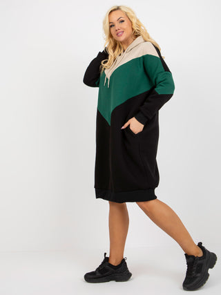 Sukienka-RV-SK-8420.17-ciemny zielony