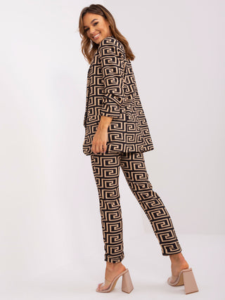 Marynarka-DHJ-MA-7684AB-3.92P-czarno-beżowy