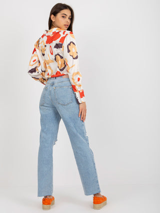 Koszula-LK-KS-509016.06-pomarańczowy