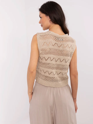 Sweter-D93076J90849A-beżowy