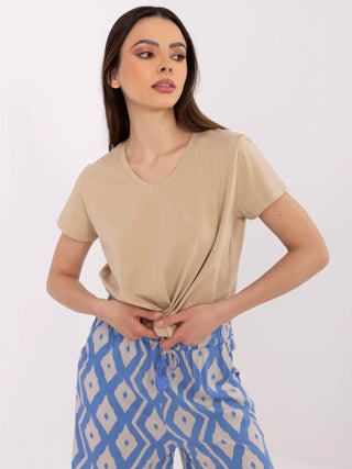 T-shirt-CLM-TS-1639.12-beżowy