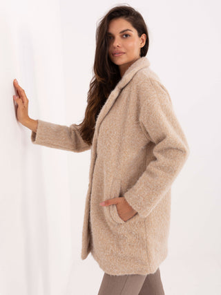 Płaszcz-IT-PL-96775.19P-beżowy