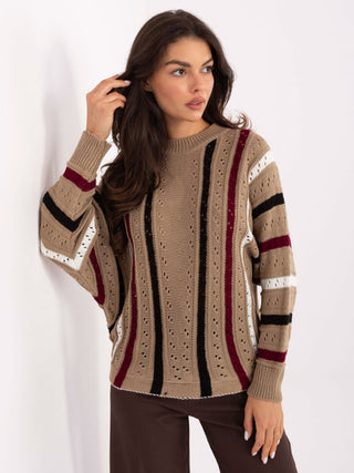 Sweter-IT-SW-93115.13-beżowy