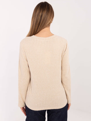 Sweter-RV-SW-A1025.80-beżowy