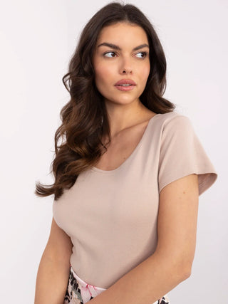 T-shirt-RV-TS-A557.66P-beżowy