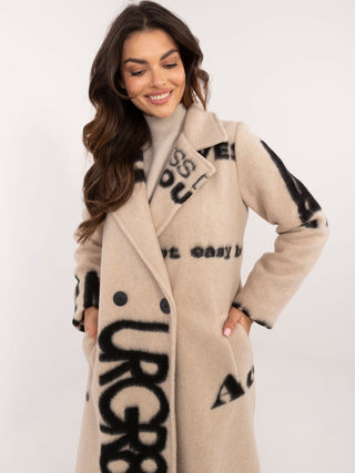 Płaszcz-MI-PL-020.30-beżowy