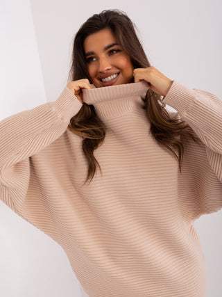 Sweter-AT-SW-2346.00P-beżowy