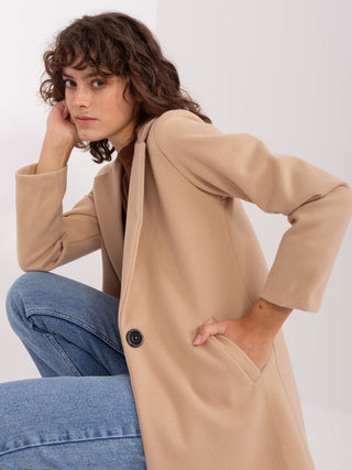 Płaszcz-TW-PL-BI-27992-1.06-beżowy