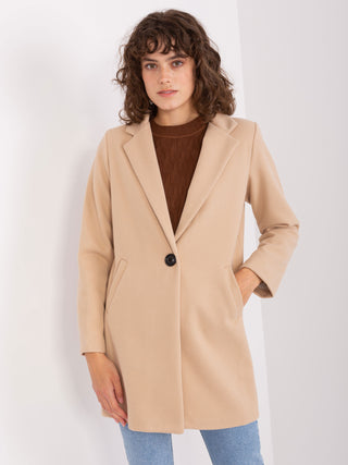 Płaszcz-TW-PL-BI-27992-1.06-beżowy