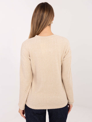 Sweter-RV-SW-A1026.52-beżowy