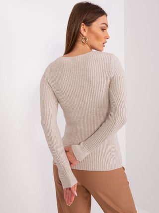 Sweter-PM-SW-WJ92927A.31-beżowy