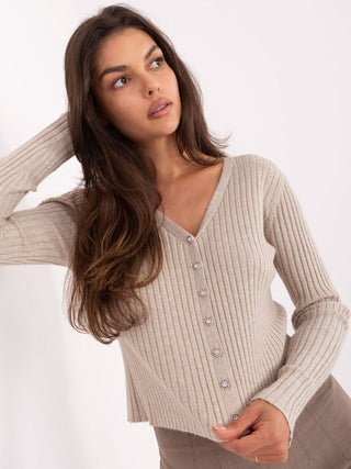 Sweter-PM-SW-R1639.27-beżowy