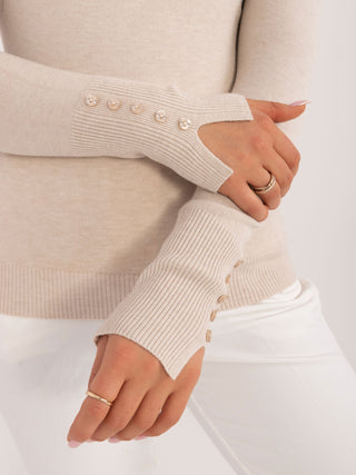 Sweter-PM-SW-LV308.98-beżowy