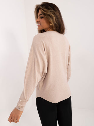 Sweter-PM-SW-L117.84-beżowy