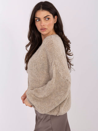 Sweter-MI-SW-1610.18-beżowy