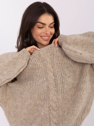 Sweter-MI-SW-1610.18-beżowy
