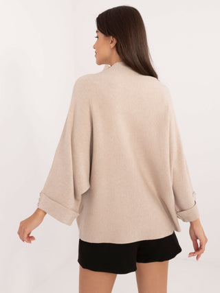 Sweter-PM-SW-57004.30-beżowy