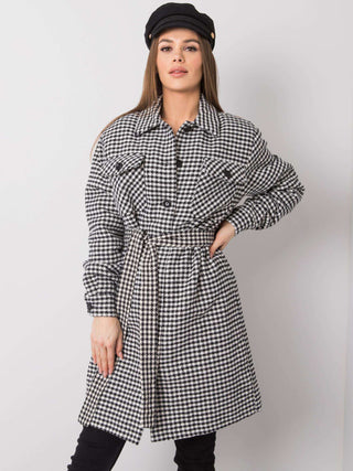 Płaszcz-LK-PL-508342.98P-biało-czarny