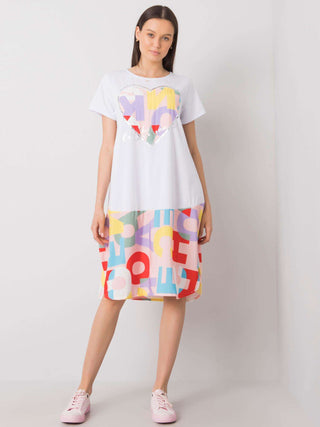 Sukienka-DHJ-SK-13119.26P-jasny różowy