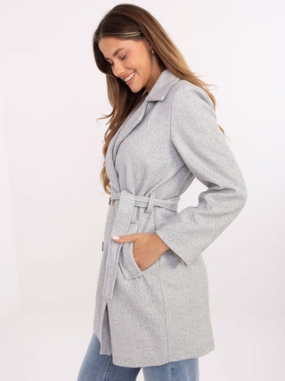 Płaszcz-IT-PL-A9590.85-jasny szary