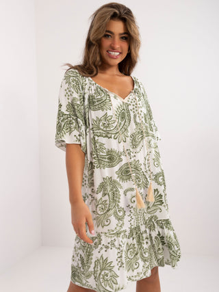 Sukienka-DHJ-SK-85808.16-khaki